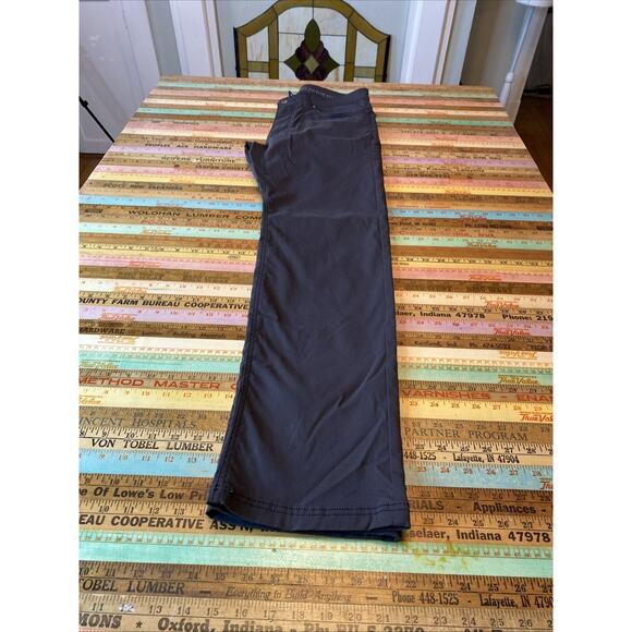 prAna Pants Mens 32x32 Gray Slim Fit Breathe Hiking Camping Outdoors *FLAW - Picture 2 of 14